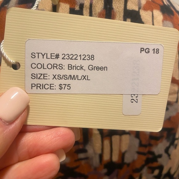 Women’s Maxi Long Sleeve Brown Black Cream Purple Dress New medium - Picture 12 of 16